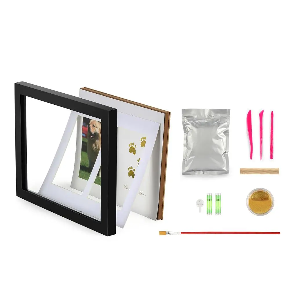 Onewall Домашние животные DIY фоторамка Keepsake 4x6 в фоторамке с домашним животным отпечатком комплект Мемориал для собаки или кошки картины для комнаты стены