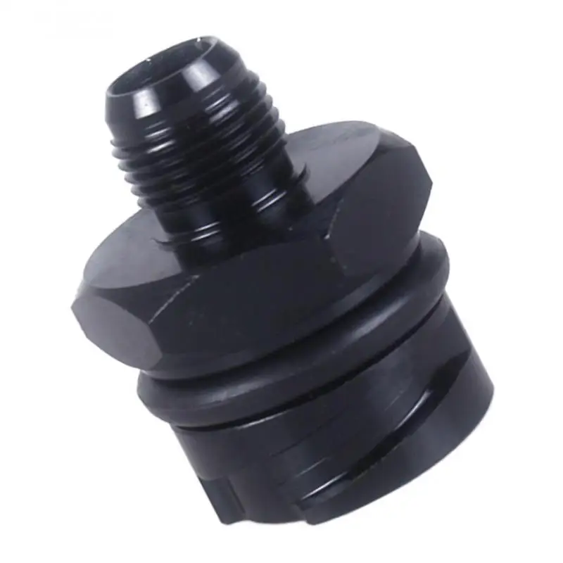 Billet Black Valve Cover Oil Cap W/ -8 AN Fitting For LSX7 LS1/LS6/LS2/LS3