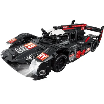 

1908Pcs QiZHILE blocks 23011 Audi R18 Racing Car Technic with RC and Power