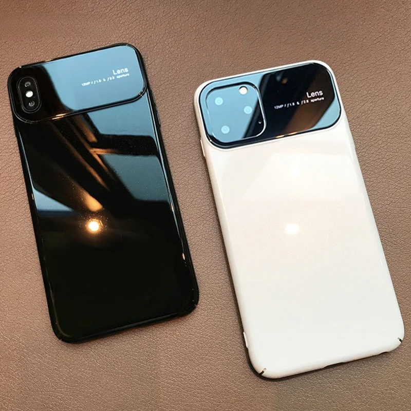 Пластиковый корпус Роскошный чехол для IPhone 11 X ультратонкий противоударный 360 °