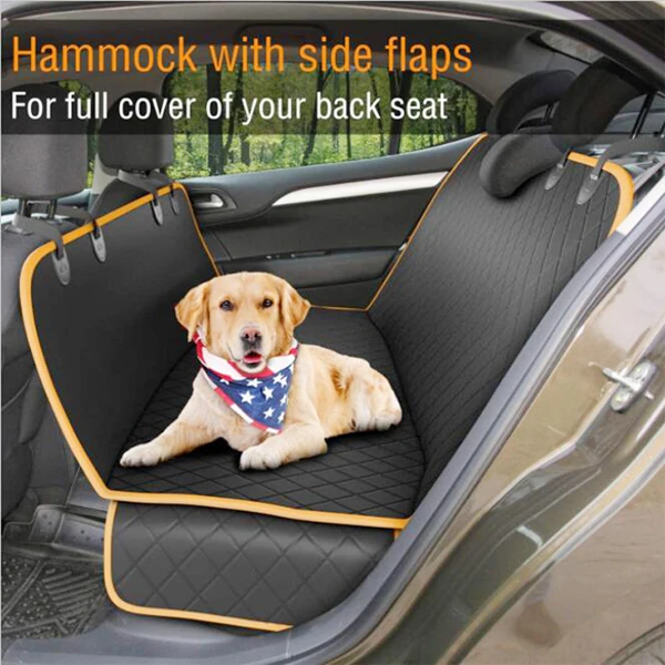 Dog Car Seat Cover Waterproof Foldable Pet Dog Travel Mat Mesh Dog Carrier  Car Hammock Cushion Protector With Zipper and Pocket - AliExpress