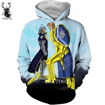 

Unisex Fashion Casual Streetwear Sweatshirt Hoody Clothes Anime The Seven Deadly Sins 3D Print Harajuku Men Pullover Hoodie Y819