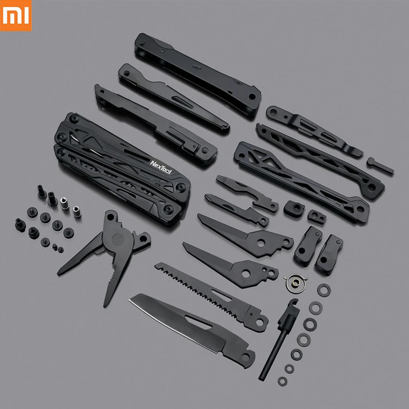 Xiaomi Mijia NEXTOOL 10 в 1 инструменты многофункциональные лезвие складные плоскогубцы