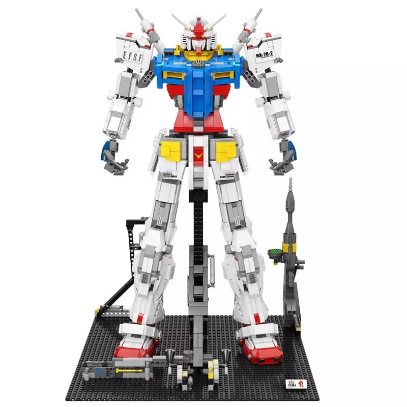 Новые идеи создатель эксперт робот Gundam RX-78-2 мобильный костюм 1: 60 гараж строительные блоки Наборы комплекты кирпичей Marvel фильм детские игрушки