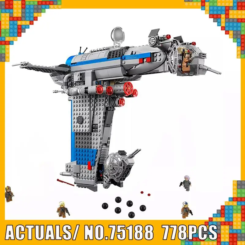 

05129 Star Toys Wars Series The 75188 Rebel bomber Set Building Blocks Bricks Assembly Kits Children Toys Funny Birthday Gifts