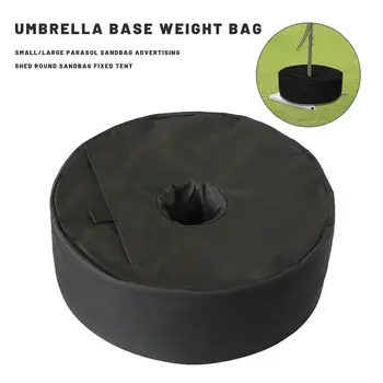 

600D Oxford Cloth Round Umbrella Weight Bag Patio Parasol Weightbag Backyard Umbrella Base Weight For Any Outdoor Patio Umbrella