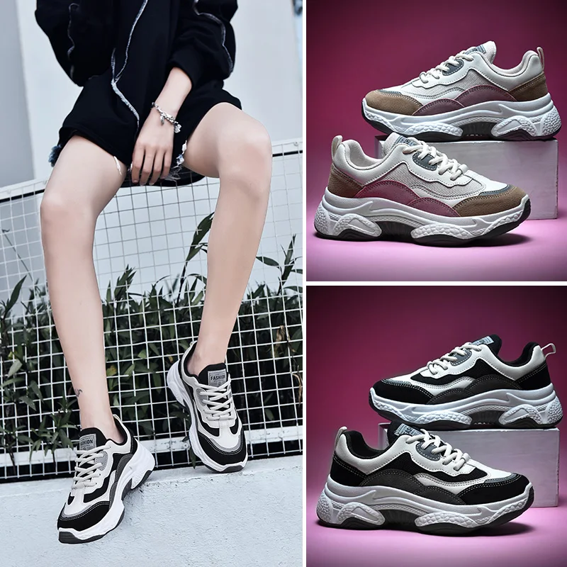 Фото Модные кроссовки на платформе Женская Вулканизированная обувь Tenis Feminino Обувь для Модные кроссовки на платформе Женская Вулканизированная обувь Tenis Feminino Обувь для