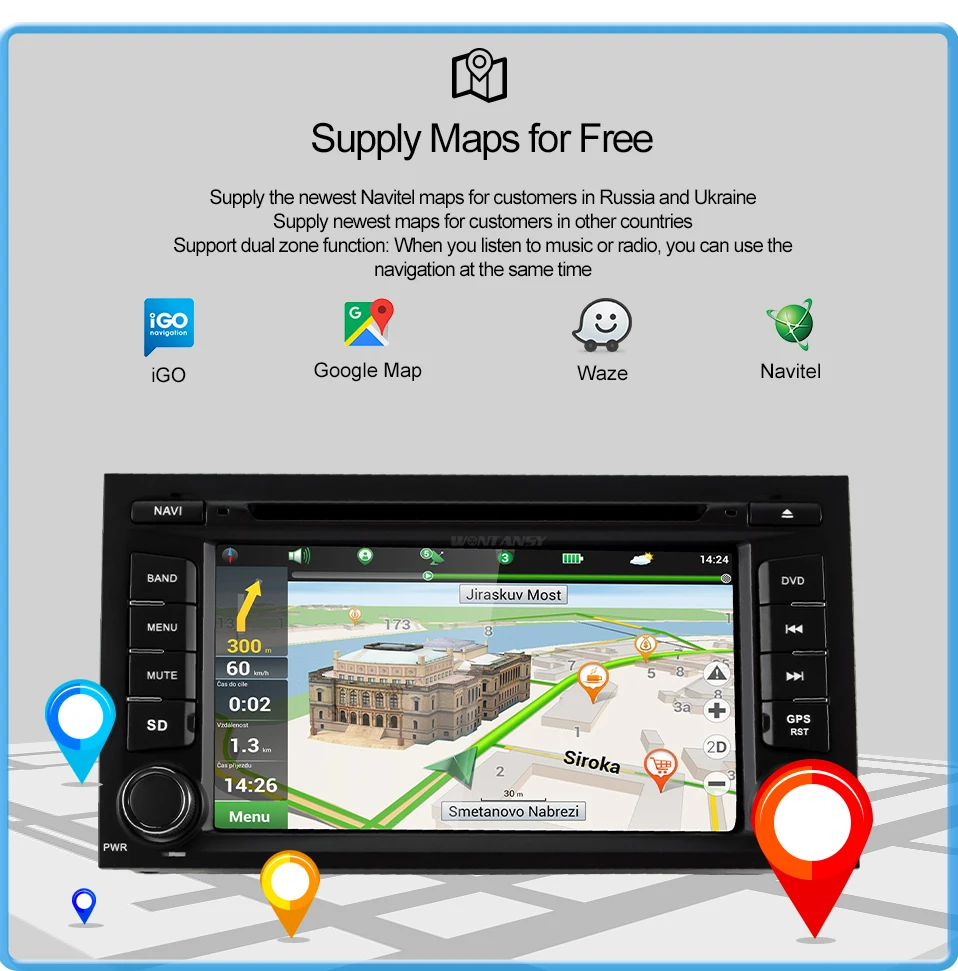 Top Wontansy android 9.0 car dvd for Seat Leon 2013 2014 2015 2016 2017 2018 Radio Car Stereo dvd player 4