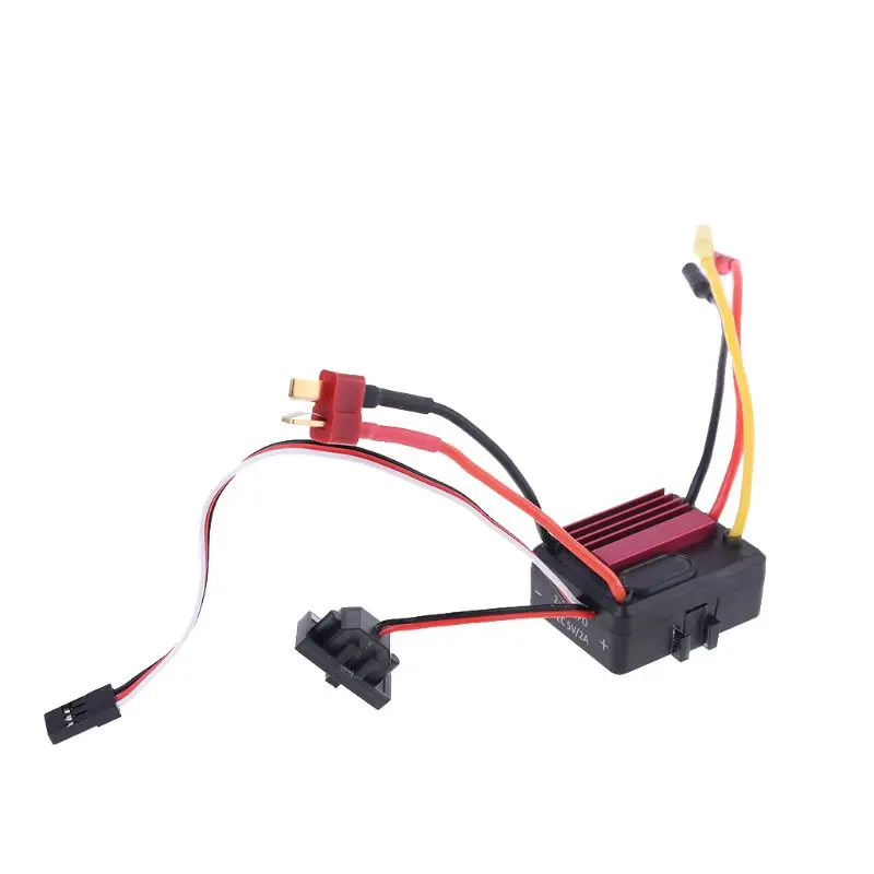 35A бесщеточный двигатель ESC водонепроницаемый 2-3S Lipo программируемый для 1/14 1/16 RC автомобиля