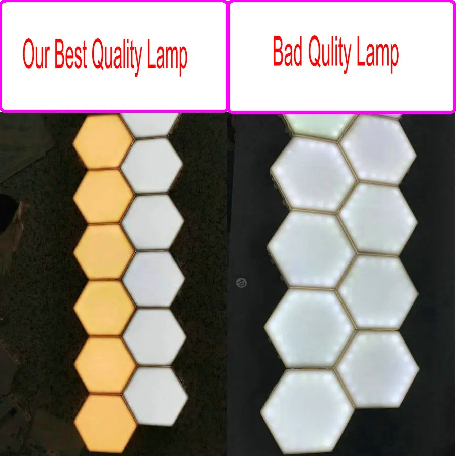  Night Lamp Touch Sensitive Sensor DIY Quantum Lamp Modular Hexagonal LED Magnetic Lights Wall Lamp  - 33043502842