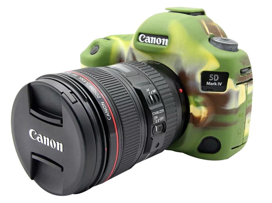 CAENBOO для Canon 5DMark IV сумка для камеры Мягкий силиконовый резиновый защитный чехол для корпуса чехол для Canon 5DMarkIV 5D4 черная сумка