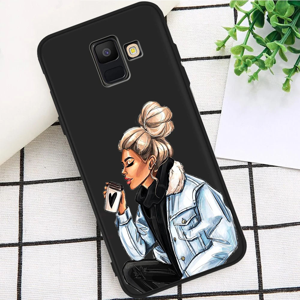 Для девушек, для женщин, модный Рождественский костюм для samsung Galaxy A9 A8 A7 A6 A5 A3 J3 J4 J5 J6 J8 плюс M30 A40S A10 A20E чехол Крышка - Цвет: H0531