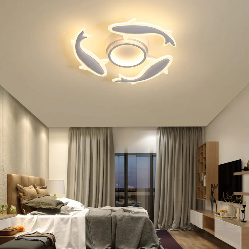 Модный простой атмосферный теплый креативный рыбный для гостиной спальни