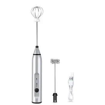 

Rechargeable Electric Whisk Adjustable Speed Of Third Gear Automatic Eggbeater WhiPPing Cream WhiPPing Device