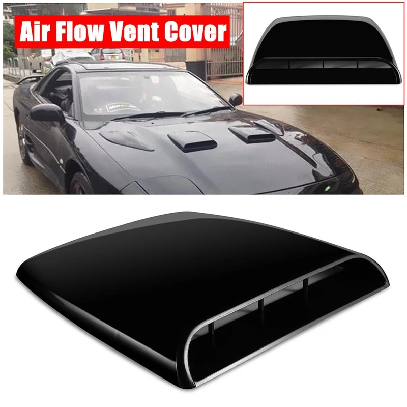 Auto Car 3D Simulation Air Flow Decorative Intake Hood Scoop Bonnet Vent Cover