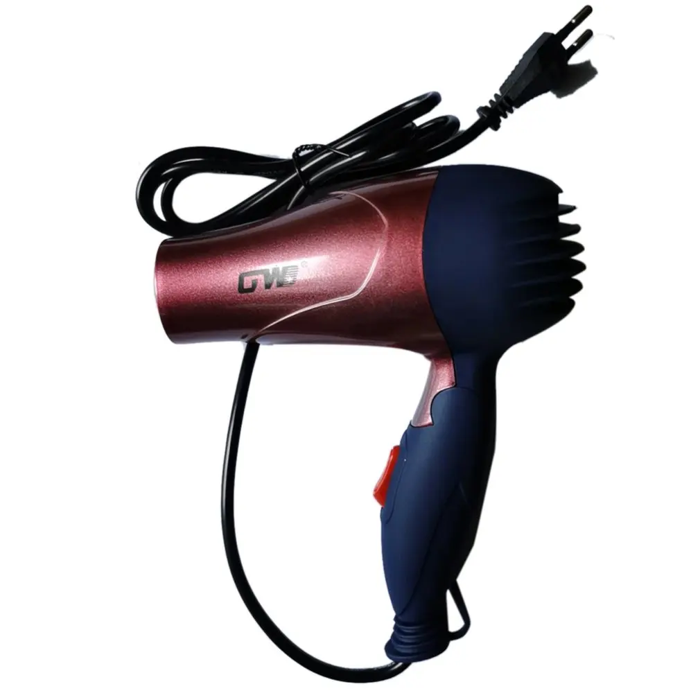 Mini Size 1500W Foldable Hair Blower EU Plug Traveller Household Electric Hair Dryer Collecting Nozzle Low Noise Hairdryer hair dryer