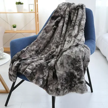 

Super Soft Plush Blanket Fluffy Faux Fur Velvet Blankets Warm and Elegant with Fluffy Sherpa Throw Blanket Bed Sofa Blanket Gift