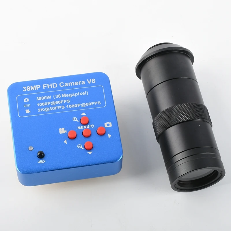  Full HD 3800W 38MP HDMI USB Industrial Digital Video Microscope Camera and Reduced Electronic Eyepi