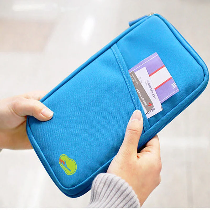 1 шт. папка для документов многофункциональный длинный абзац держатель билета печать карты пакет путешествия паспорт файл пакет молния