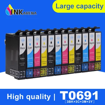

T069 Ink Cartridges For Epson Stylus NX415 NX510 NX515 WorkForce 310 315 500 600 610 615 1100 30 40 Printer Cartridge T0691