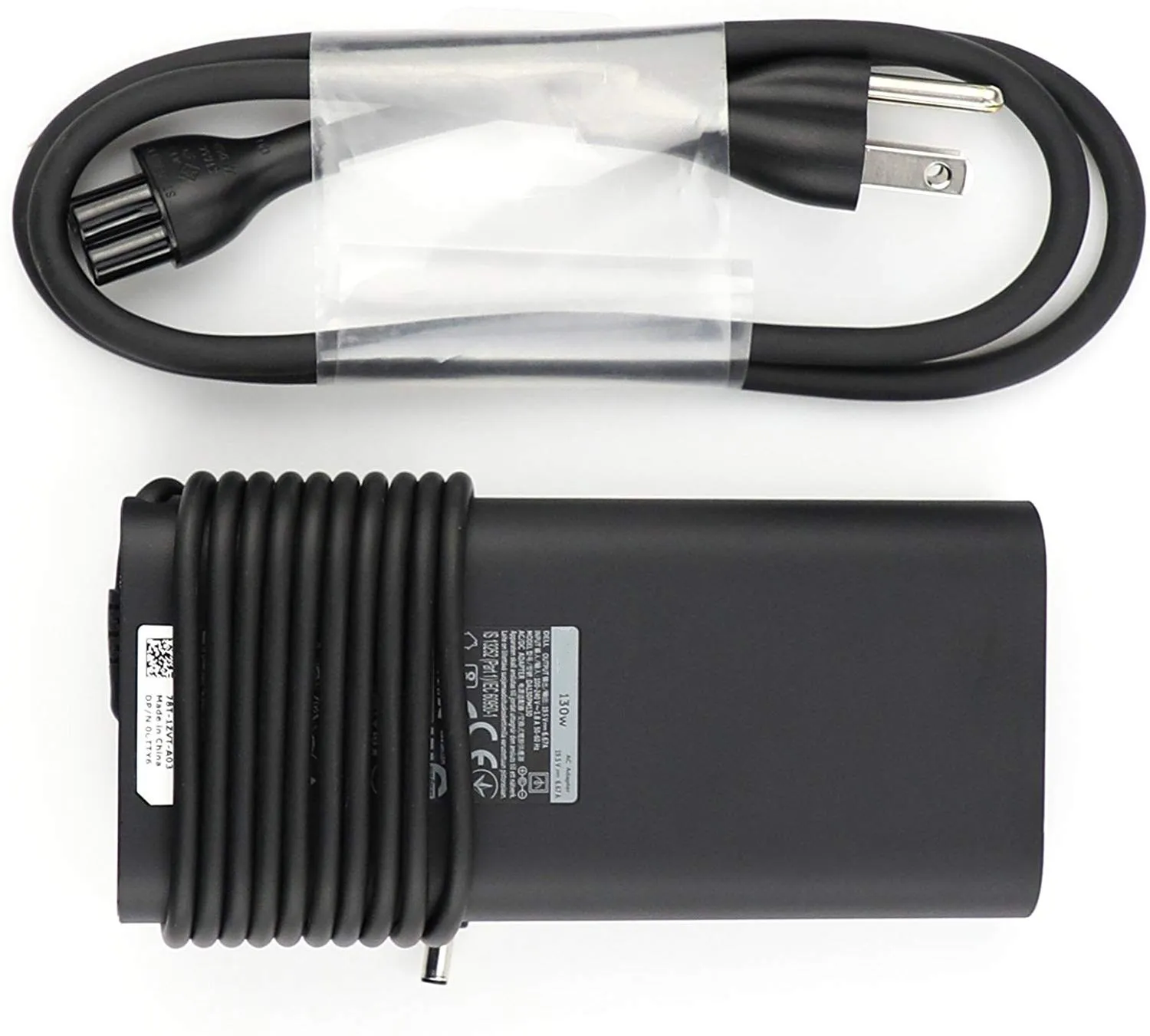 Совместим с Dell 130W наконечник 4,5 мм XPS 15 9530 9550 9560 M3800 5510 5520 зарядное устройство для ноутбука адаптер питания переменного тока-RN7NW DA130PM13Z