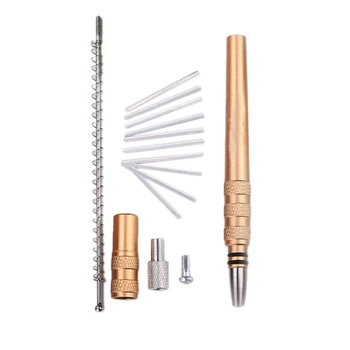 

1Set Hair Tattoo Razor Blade Hair Carving Pen Hair Styling Eyebrows Beards Razor Salon DIY Engraved Razor Pen Gold