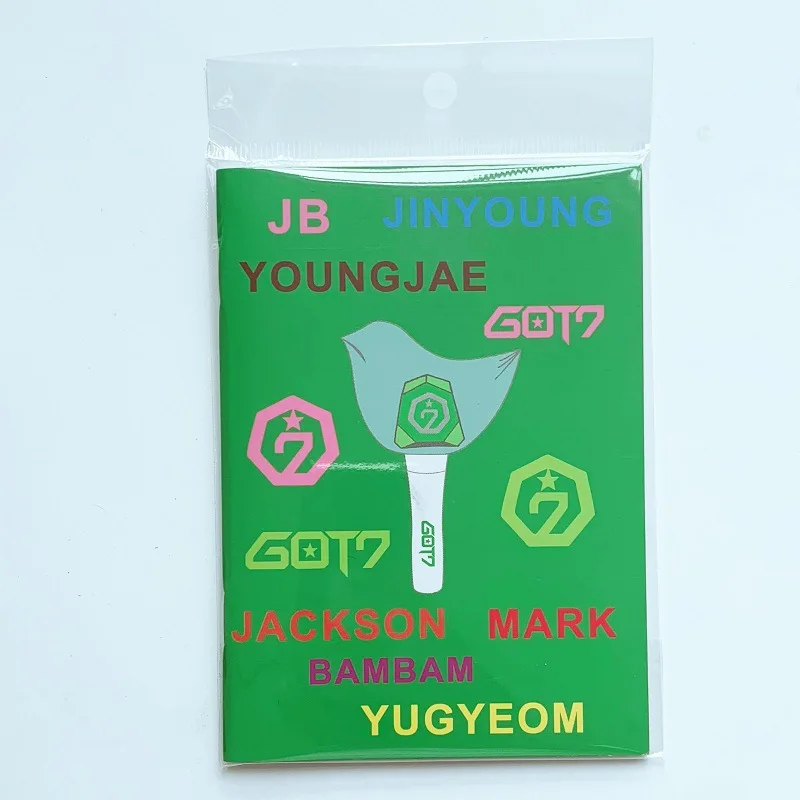 KPOP Blackpink Twice Got7 EXO Seventeen блокнот школьные принадлежности тетрадь мультфильм Pocketbook Note колодки подарок Kpop K-pop