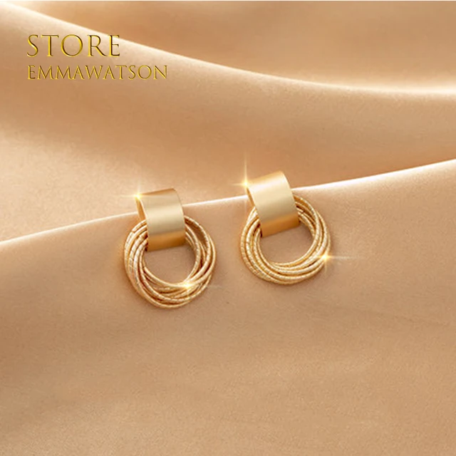 Fashion Women's Earrings Set Pearl Crystal Stud Earrings For Women 2021 Boho Geometric Round Flower Tassel Earrings Punk Jewelry 20