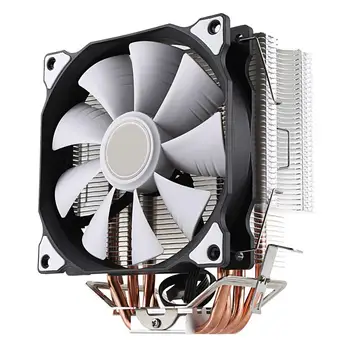 

Computer Case CPU Cooler Radiator Aluminum 12V Processor Cooler 4 Heatpipes CPU Cooler Cooling Fan for I3 I5 I7 AMD1366 2011