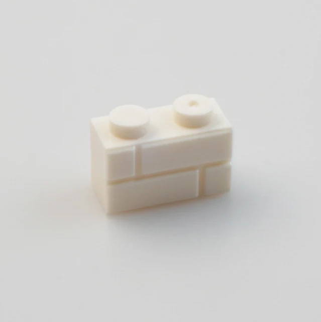 DIY Building Blocks Wall Figures Bricks 1x2 Dots 50/100PCS Educational Creative Toys for Children Size Compatible With 98283 White 100pcs