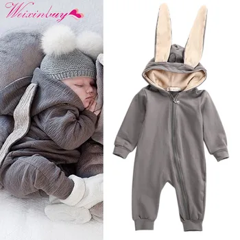 

Baby Rompers New Spring Autumn Cute Cartoon Rabbit Infant Girl Boy Jumpers Kids Baby Outfits Clothes