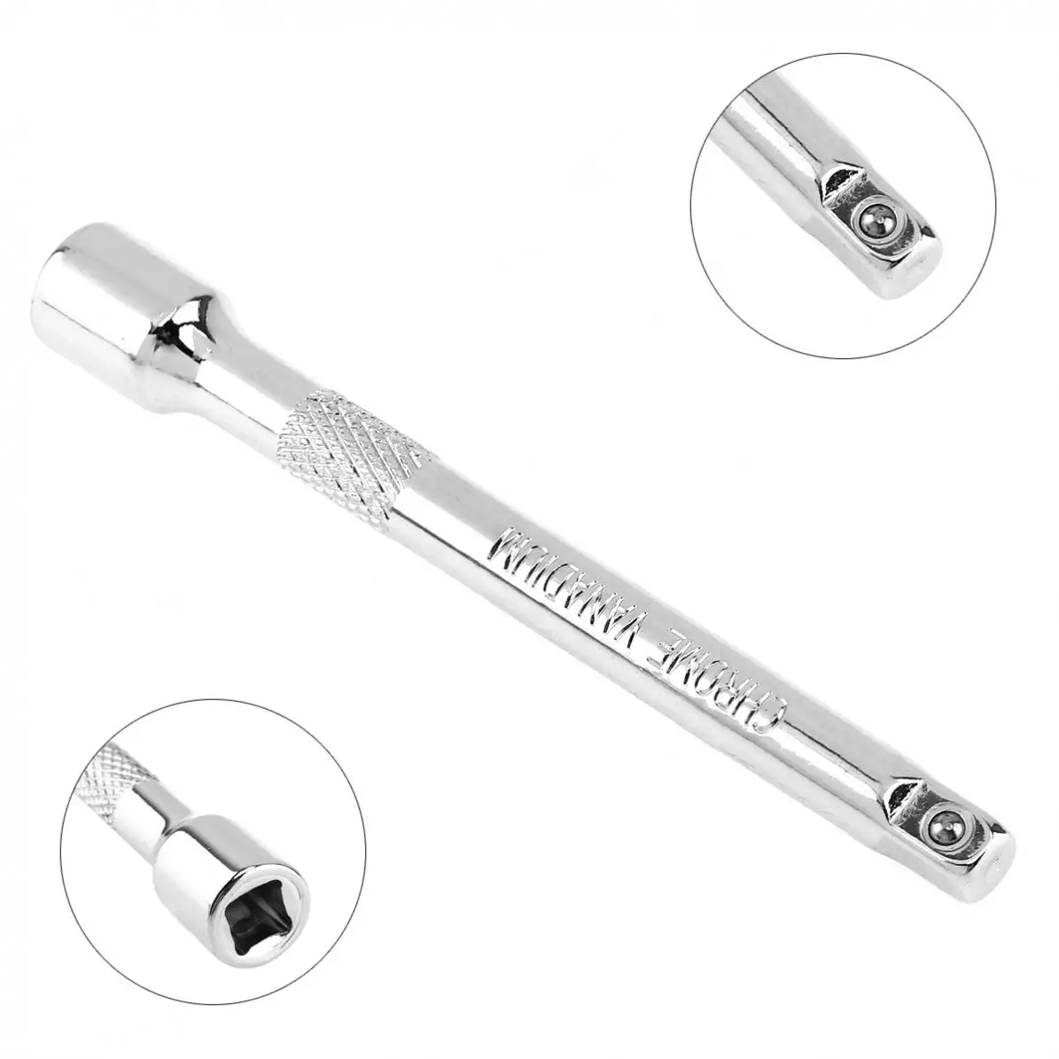 1 / 4 Chromed Steel Extension Bar 102MM Drive Ratchet Wrench Socket