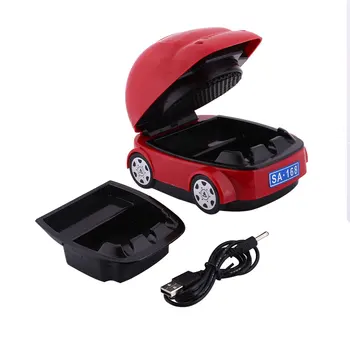 

Portable Smoke Remover Car Purifier Smokeless USB For Battery Ashtray Decor