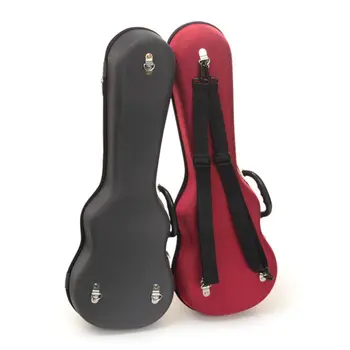 

1 PC Ukulele Carry Case Storage Dual Shoulder Bag Hard Box Holder for 21Inch Ukelele