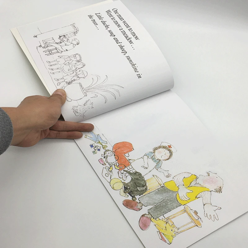 Гранпа английская картинная книга для детей мультяшная картинка чтения классное