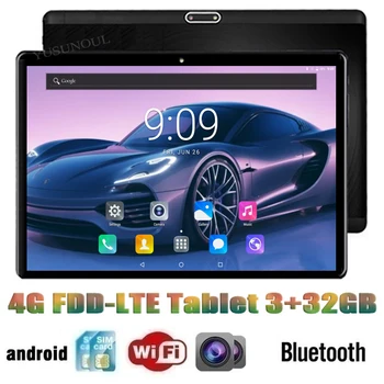 شراءبيع! HD سوبر 2.5D الزجاج 4G مكالمة هاتفية 10 بوصة اللوحي 8 النواة 1920*1200 IPS شاشة المزدوج سيم بطاقة الروبوت أقراص 10 10.1 + هدايا