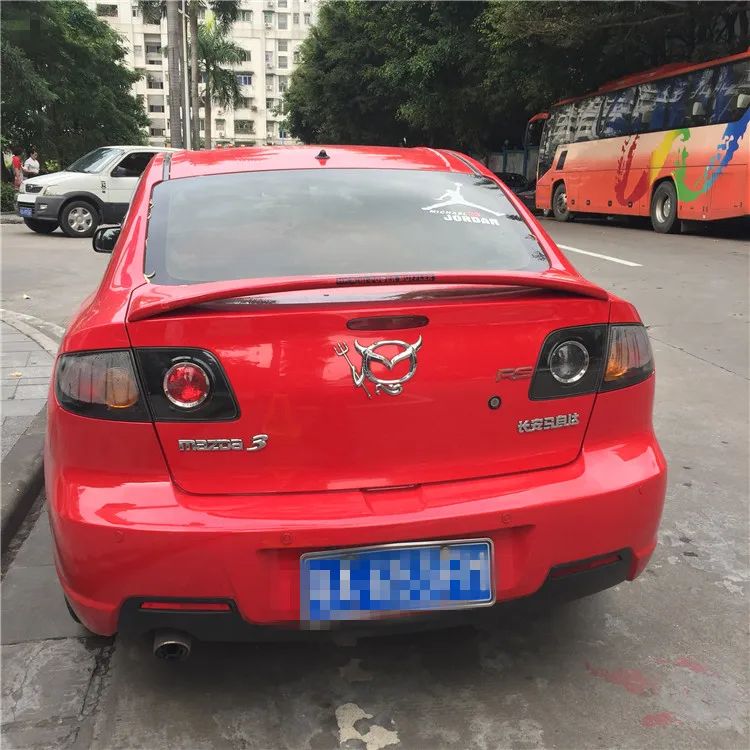 Спойлер для MAZDA 3 2006 2013 высококачественный задний спойлер из АБС пластика