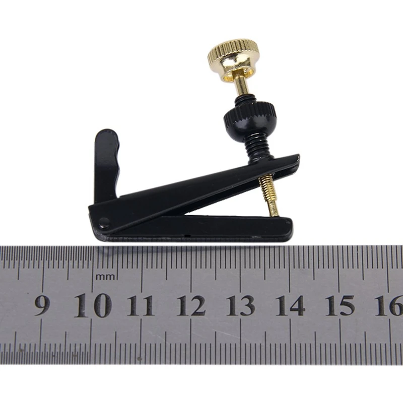 4pcs Cello Fine Tuner for 4/4 3/4 Cello(Black