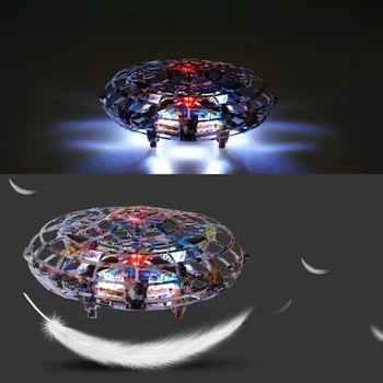 

Drone Quadcopter Rechargeable Flying Toy Remote Control Aircraft Game with LED Light VH99