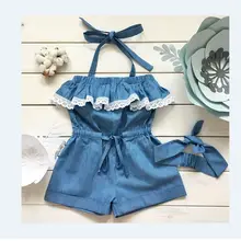 Комбинезон для маленьких девочек, комбинезон, боди, брюки, одежда, повязка на голову