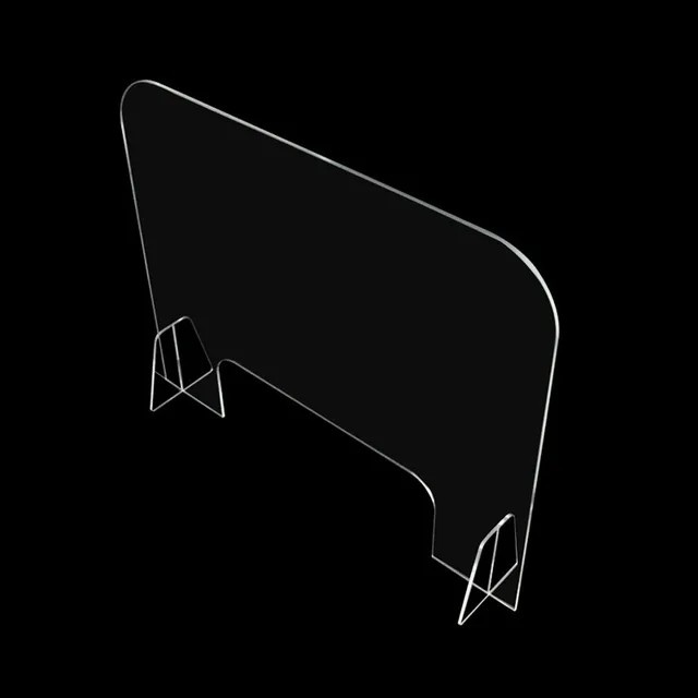 Akril Tüsszentő Őrség Pajzs Védelem Biztonsági Pultja 40X40 Cm -Es Top Étterem Élelmiszerboltokhoz Szalonok Kiskereskedők Egészségkezelés - Image 3