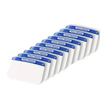 

10PCS Face Shield Plastic Mask Protect Eyes and Face Mask Safety Protector Clearn Transparent Face Shield Screen