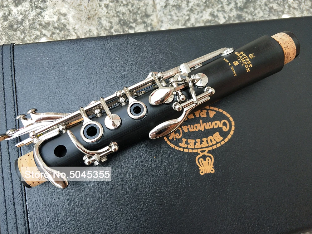 Clarinet et Crampon R13 Bb ebony Clarinete 18 Keys BC1131L-2-0) Nickel Key Silver Plated Clarinete
