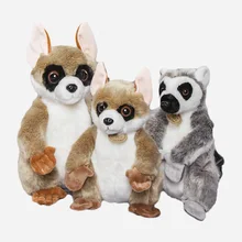 

Lifelike Lemur Catta Fluffy Real Life Stuffed Animals Lemur Plush Toy Wild Animals Soft Doll Kids Toys Birthday Gift