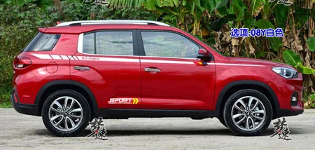 Для hyundai IX35 стикер внешний вид Украшение Наклейка IX35 цвет кузова автомобиля стикер украшение - Название цвета: E
