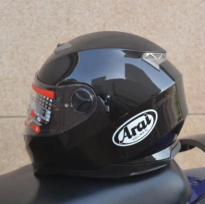 Для Arai Полный мотоциклетный шлем маленькие солнцезащитные очки двойные линзы шлем для мужчин и женщин рыцарский шлем безопасный мотошлем