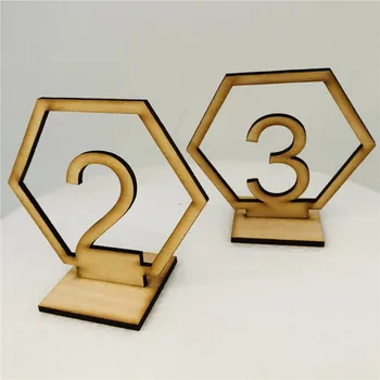 

Table Number Wedding Wood Table Signs Hexagon Table Numbers Wedding Table Number Geometric Table Number Rustic Signs Table Decor