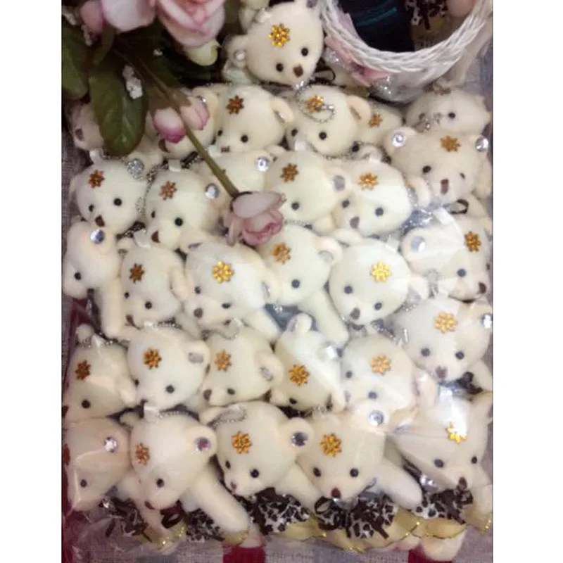 50 шт./партия, Kawaii, маленькие плюшевые мишки, мягкие плюшевые игрушки Leopa, плюшевый мишка, маленький медведь, Ted Bears, плюшевые игрушки для детей, подарки для детей, DWJ112