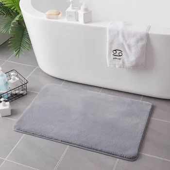 

Anti-Slip Bath Mat Bathtub Bathroom Carpet Bedside Mat Foot Fur Rugs Pad Bedroom