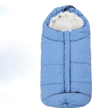 Azul y rosa lana dormir Bab invierno Bebé 82cm recién nacido envolvente niños cochecito cálido bebé para bebés y niños las niñas(China)